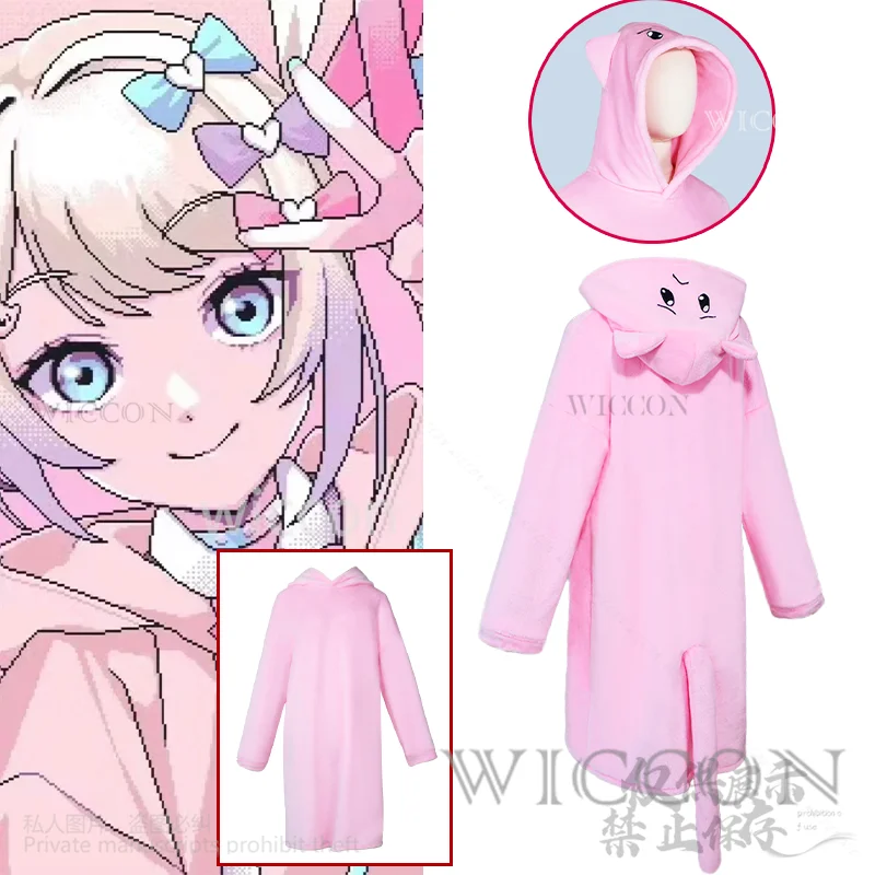 

Игра Needy Girl Overdose Косплей KAngel Jirai Kei Аниме Костюм Kawaii Милый Теплый халат с капюшоном Пижамы с кроликом