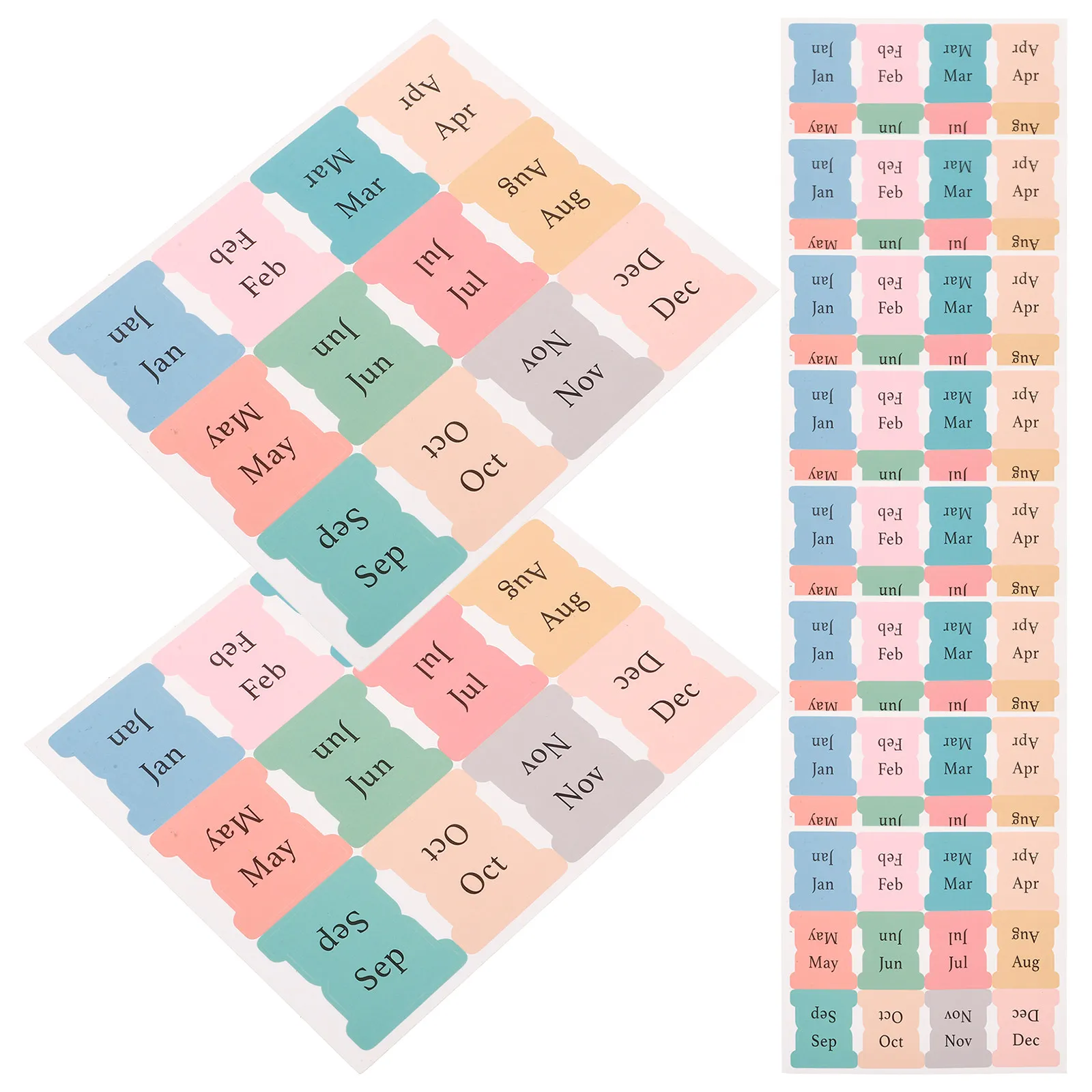 

10 Sheets Smooth Texture Sticky Book Tabs Eye Catching Colors Compact Design Page Markers for Annotating Books Planners School