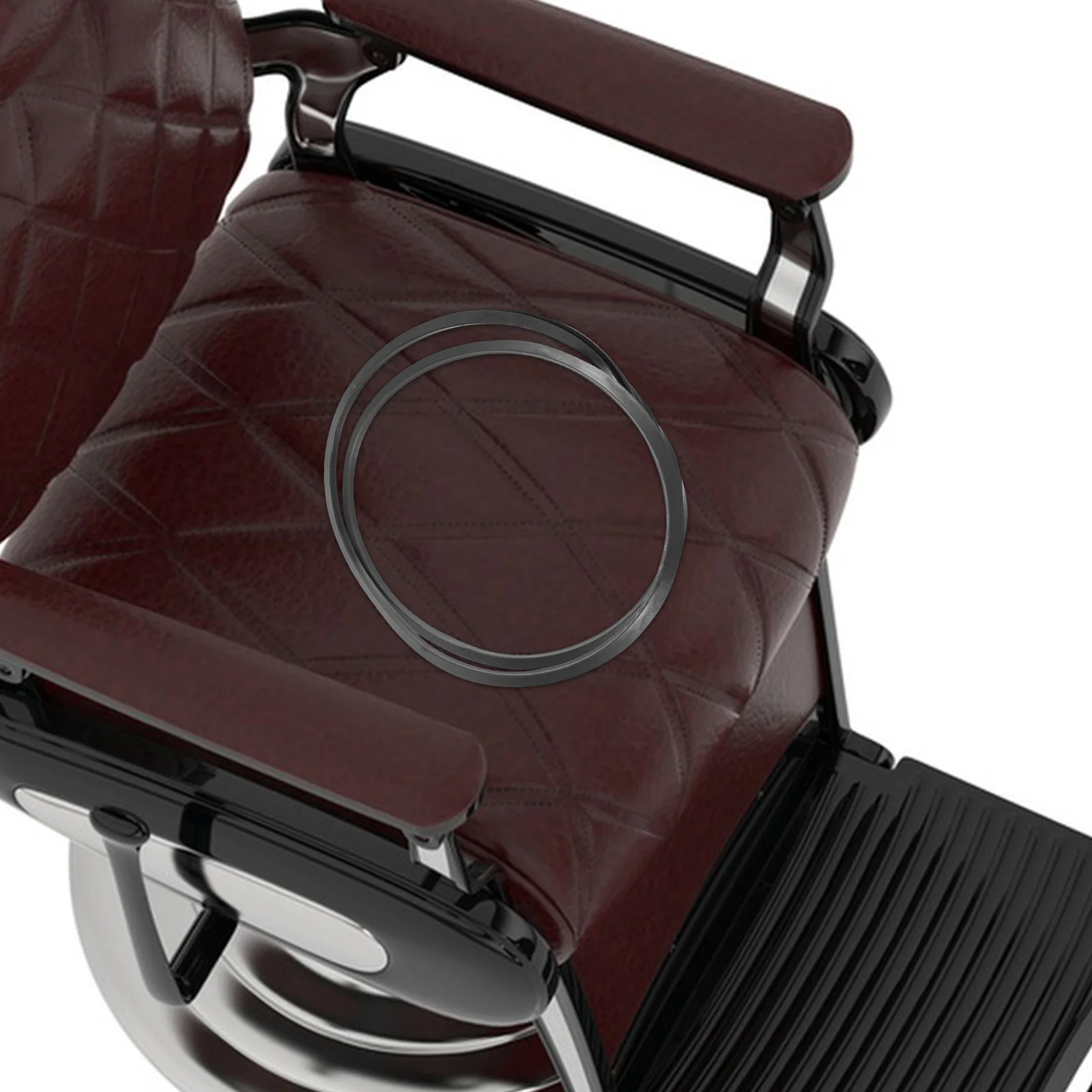 2 قطعة كرسي الحلاق قاعدة هيدروليكية حلقة البلاستيك مستقرة الطابق حامي الحد من الضوضاء المضادة للانزلاق أجزاء لمعدات الصالون #2