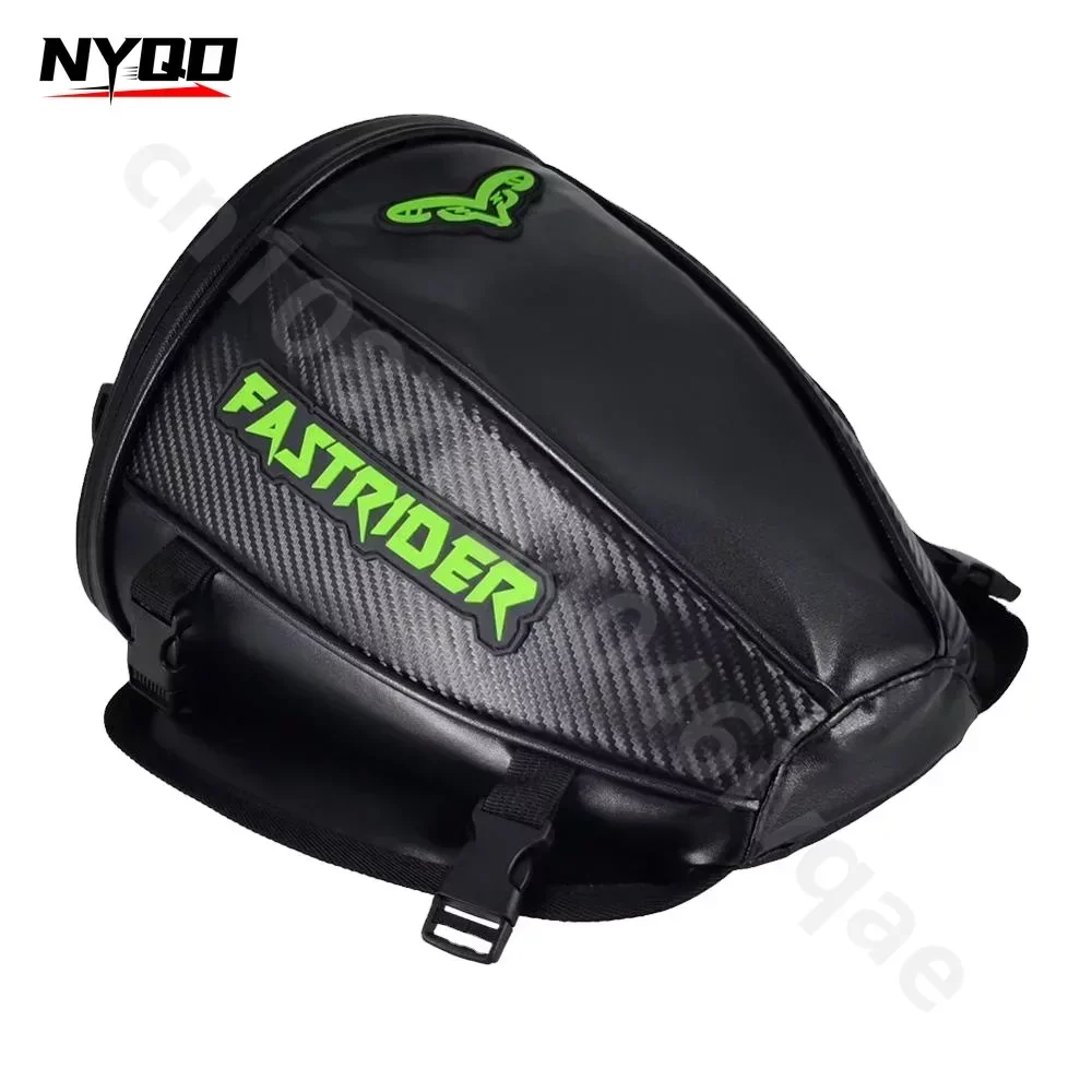 

FASTRIDER Waterproof Motorcycle Backpack Tail Tank Bag Multifunctional Leather Sports Durable Pillion Bag Moto