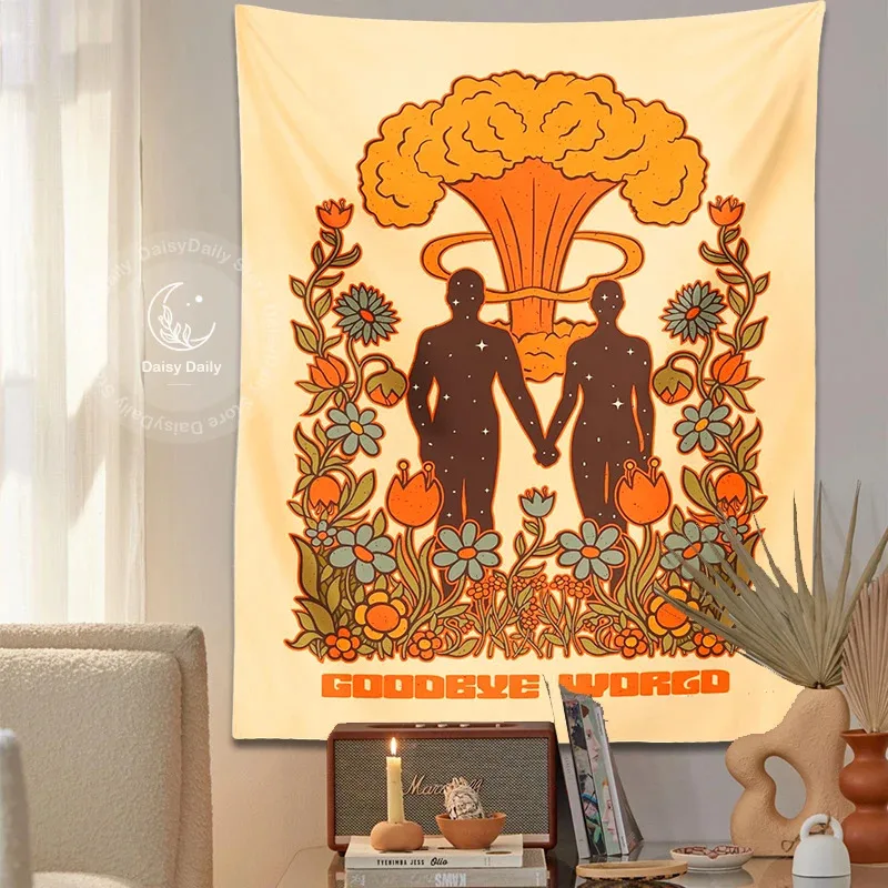 Descubre el Encanto Retro de la Colcha de Pared JHV3080s: Una Experiencia Visual y Emocional con el Estilo “Worcd”