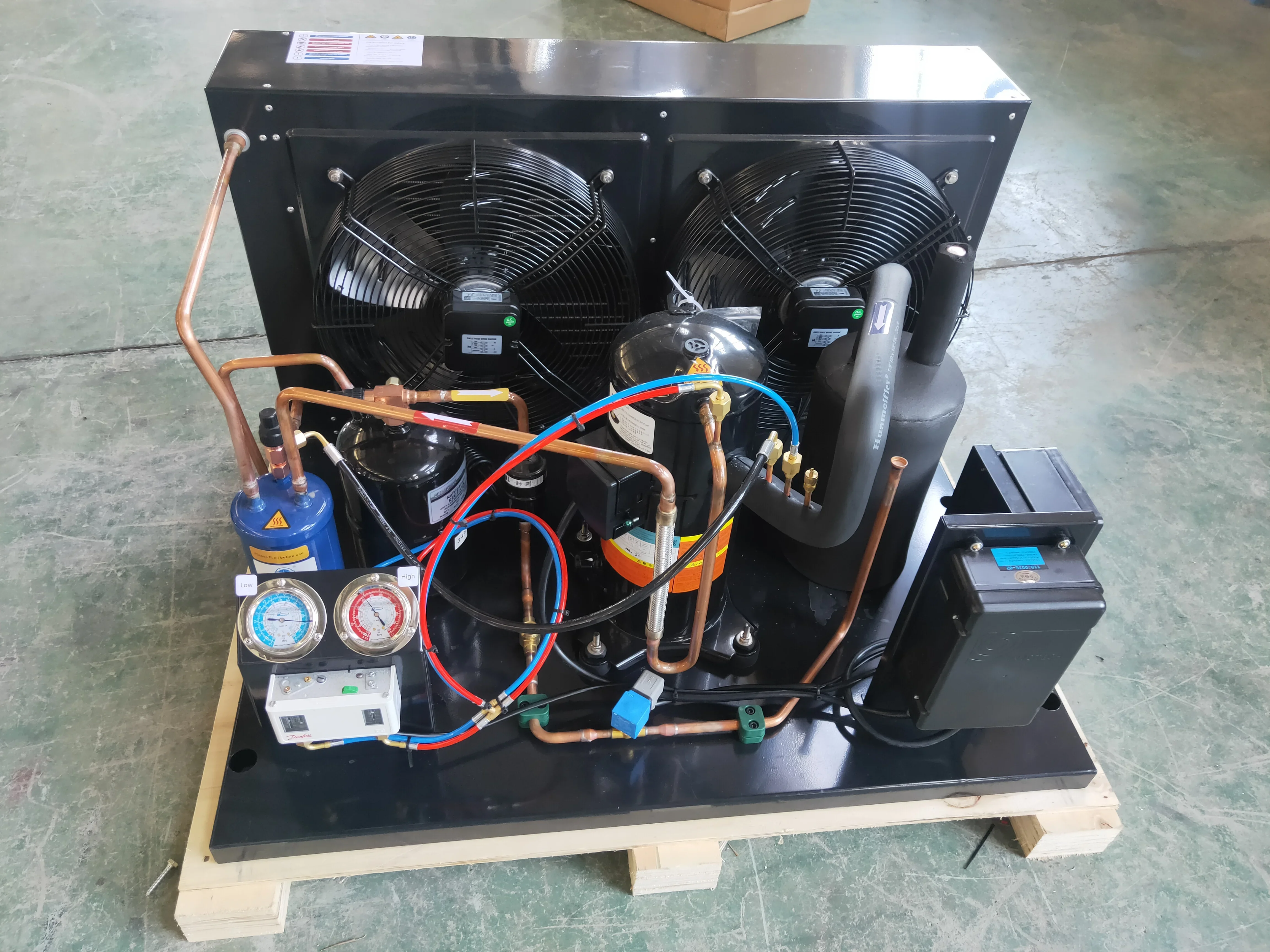 10HP Factory Condensing Unit for Cold Room Refrigeration System Commercial Grade Cooling Essential for Efficient Food Storage