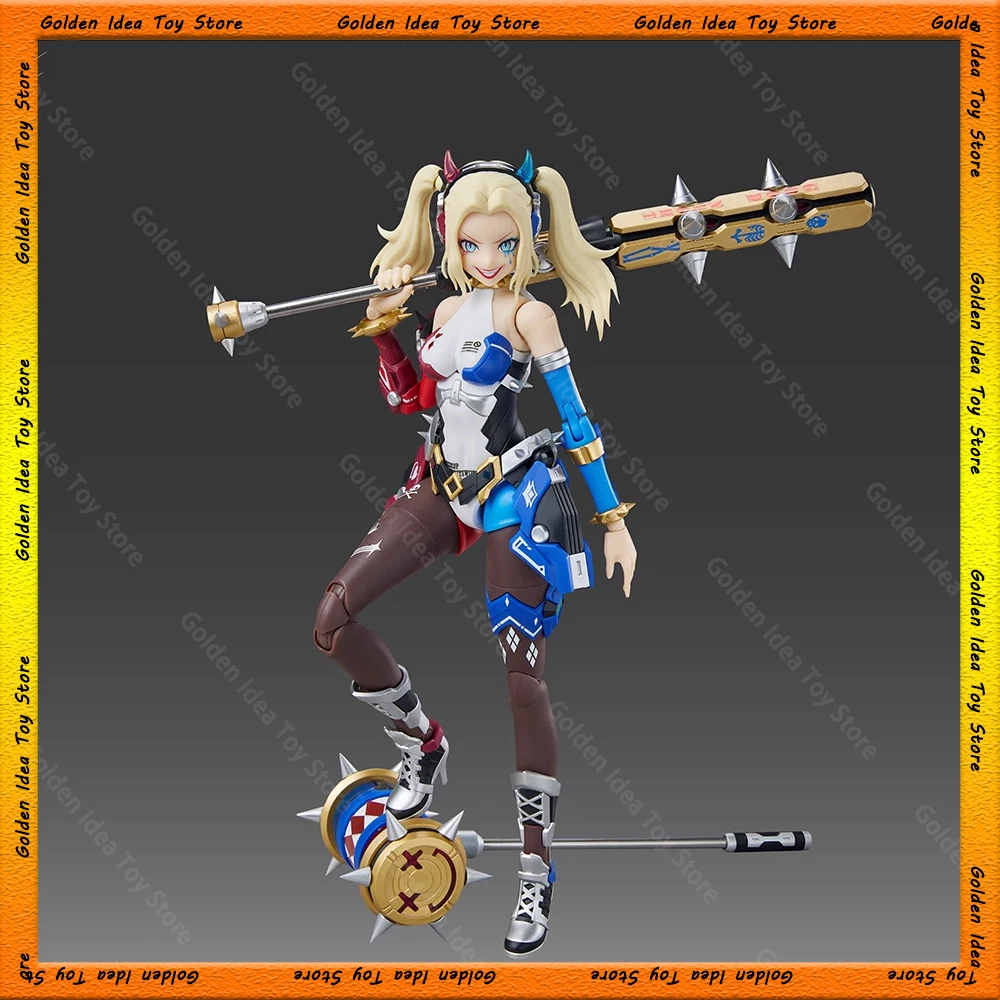 Harley Quinn Action Figure DC Little Ugly Girl 1/10 Assembled Movable Model with Dual Element Body Harleen Quinzel Model Toy