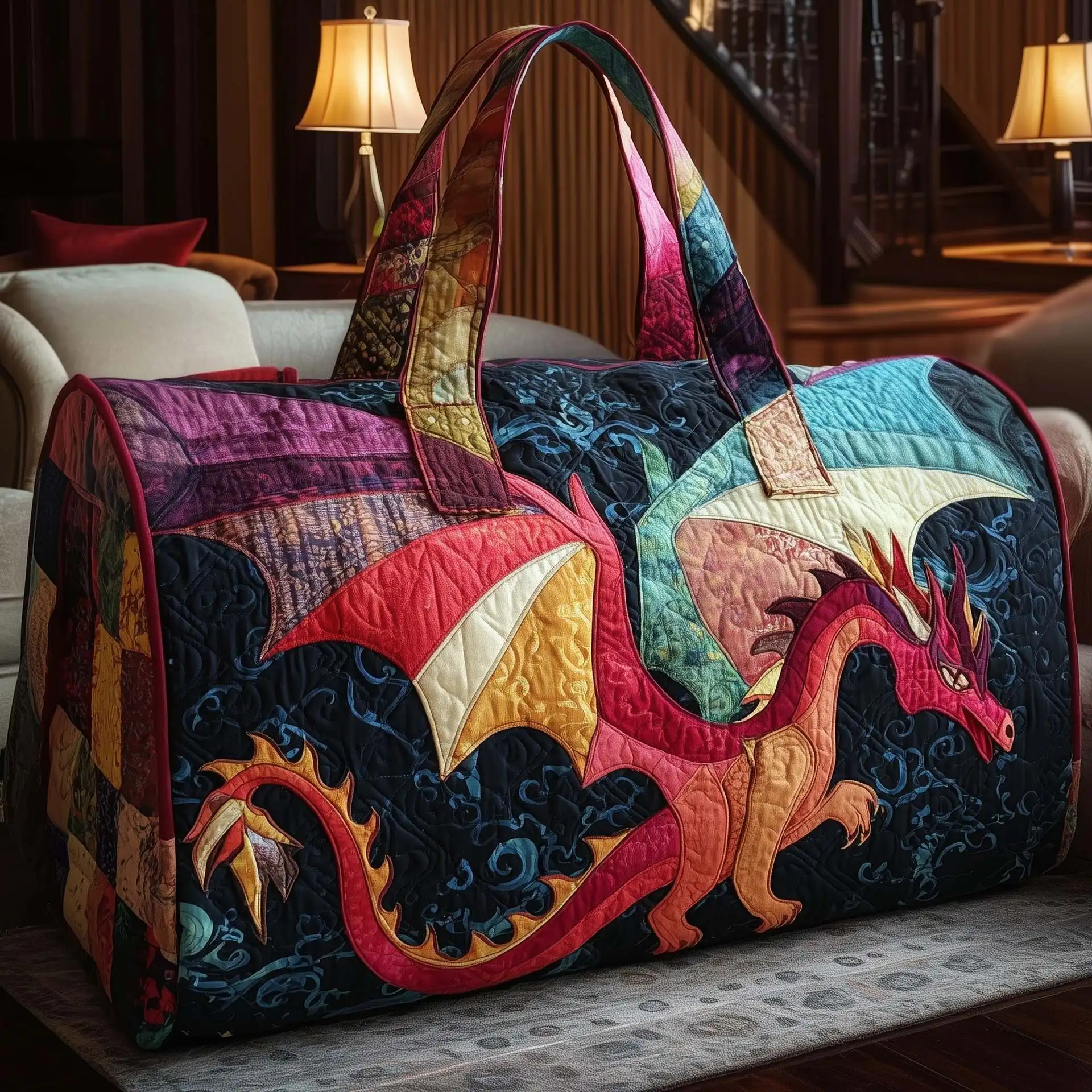 3D Printed Quilted Bags daily Personalized Gifts Handbag Tote Bag Sport Bags Training Travel Bag Beach Hiking Camping