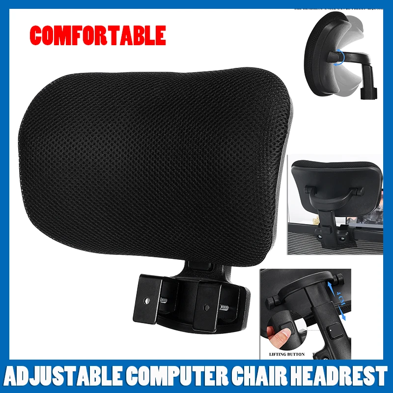 

Adjustable Office Computer Chair Headrest Retrofit Computer Chair Head Pillow Office Head Backrest Headrest Height Accessories