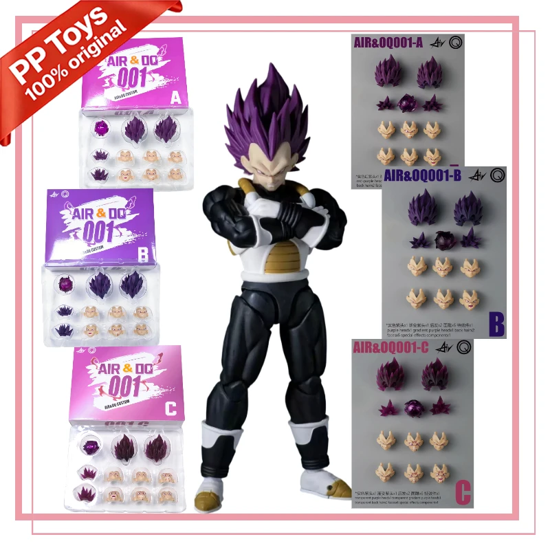 

Air OQ Custom Vegito Head Accessory Kit 1/12 Shf Super Saiyan Vegito Head Expansion Pack Hm Air