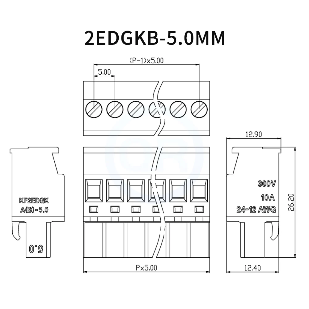 (5 قطعة) KF 2EDGKB 5.08 مللي متر 5.0 مللي متر محطات الأسلاك PLC الجانب العمودي المباشر التوصيل B التوصيل مثبطات اللهب 15EDGKB 5.0/5.08 2-24Pin