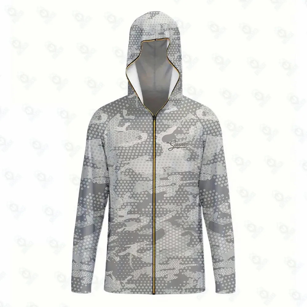 Summer UV Sun Protection Skin Coats Men Ultra-Light Sportswear Hooded Zipper Fishing Shirts Outwear Hunting Casual Jackets ﻿