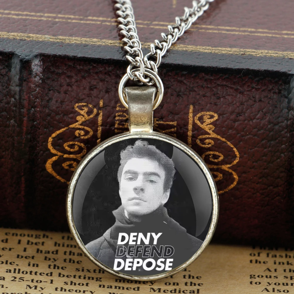 DENY DEPOSE Glass Dome Pendant Necklaces Women Men Jewelry Accessories Gifts for Kids