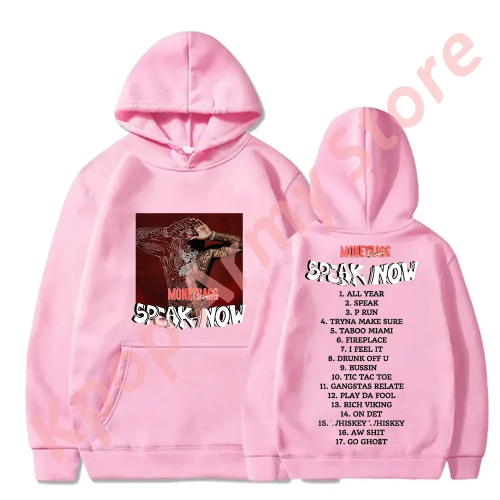 Moneybagg Yo Speak Now Tracklist Merch Hoodies Winter Women Men Fashion Casual HipHop Style Long Sleeve Sweatshirts