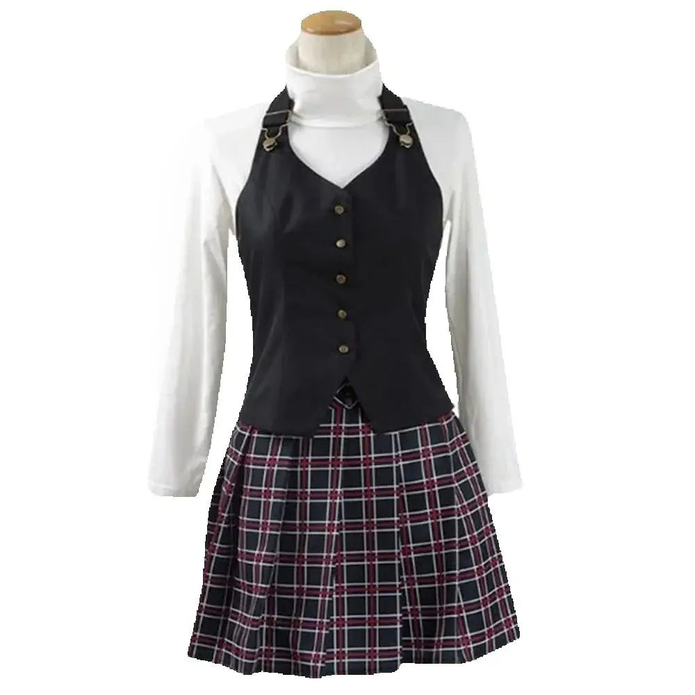 

Унисекс аниме Cos Makoto Niijima косплей костюм нестандартного размера