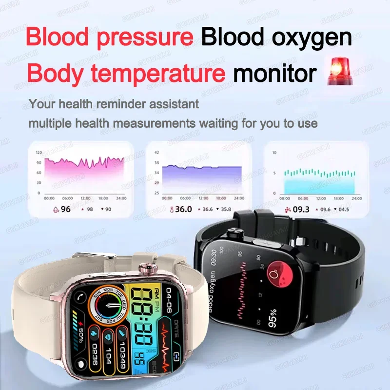 Xiaomi ECG + PPG AI สุขภาพวินิจฉัยสมาร์ทนาฬิกาผู้ชายผู้หญิงไขมันในเลือด BP Uric Acid Heart Rate Tracker สําหรับ Xiaomi smartwatch