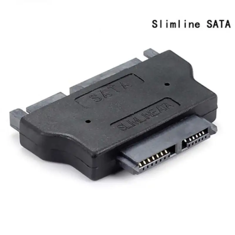 Slimline SATA محول المسلسل ATA 7 + 15 22pin ذكر إلى Slim 7 + 6 13pin شاحن أنثي