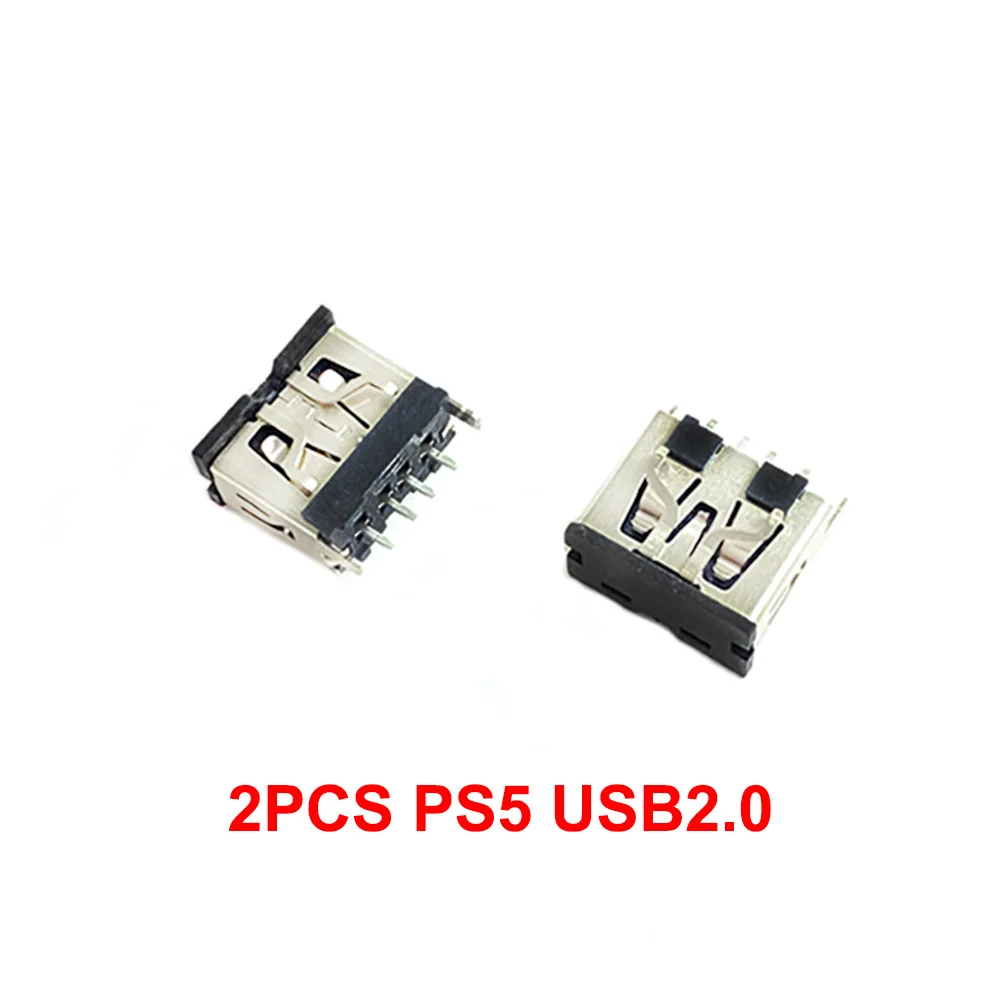 2PCS For PS5 USB 2.0 3.0 Port Type-C Socket Connector Earphone Socket Headphone Headset Jack Port Connector