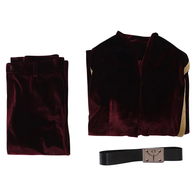 Space Battle Fantasy Padme Cosplay Amidala Costume Adult Women Coat Belt Pants Outfits Halloween Carnival Party Disguise