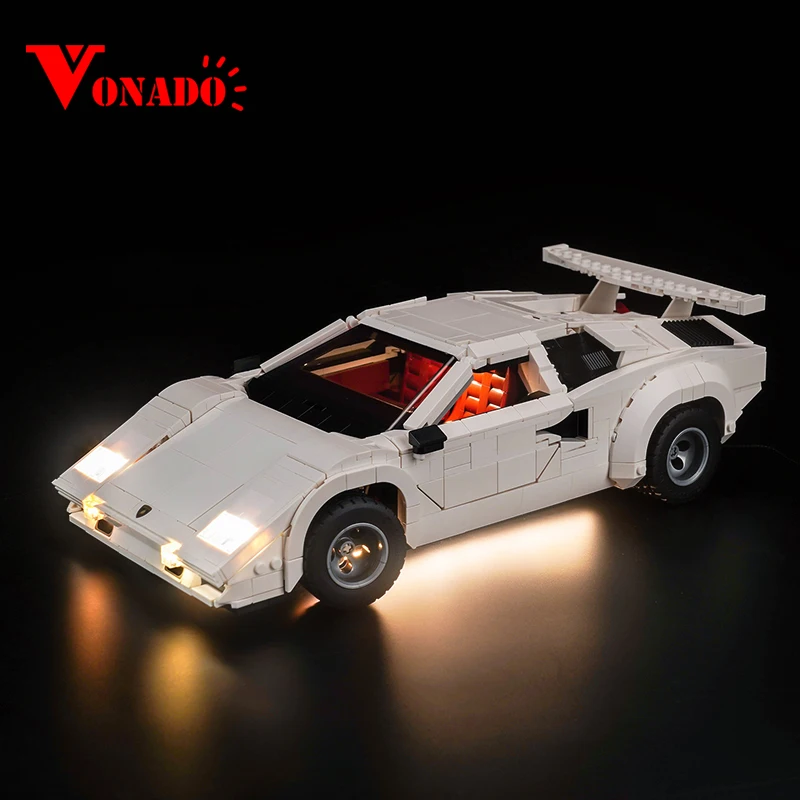 

Vonado 5V LED light 10337 set suitable for Countach 5000 Quattrovalvole block gift (only including lighting accessories)