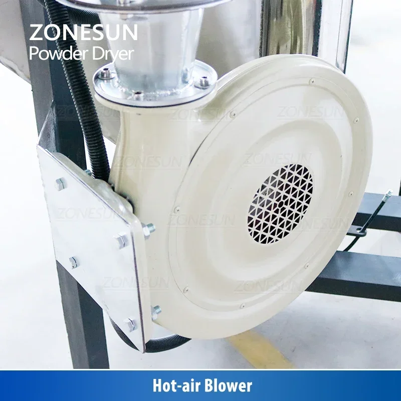 ZONESUN ZS-HG300A Stainless Steel Mixing and Drying Machine Granule Grain Plastic Raw Material Masterbatch Equipment