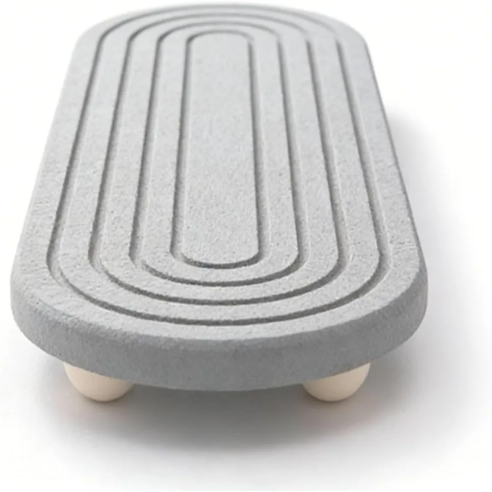 Diatomite Water Absorbing Tray Rectangular Fast Water Absorption Counter Top Tray Practical Sturdy Holder Tray