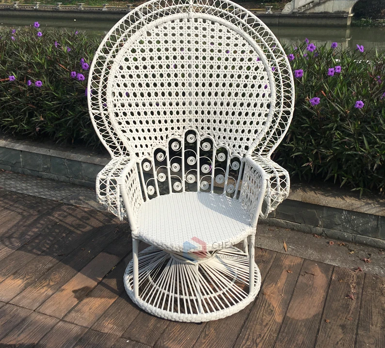 Outdoor leisure chairs, rattan woven balconies, customized rattan chairs for hotel clubs