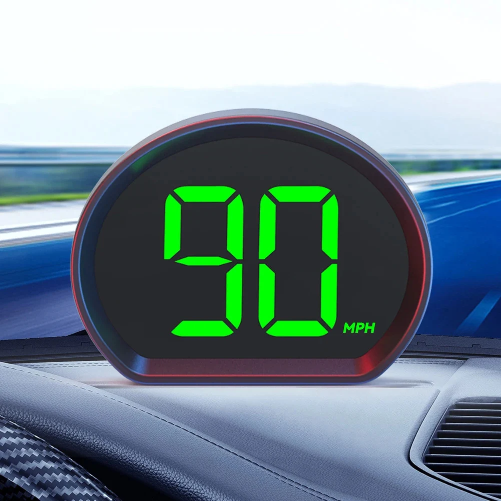Digital Speedometer HUD Display for Cars Trucks Buses with Accurate for gps Measurement and Clear Readings Night and Day