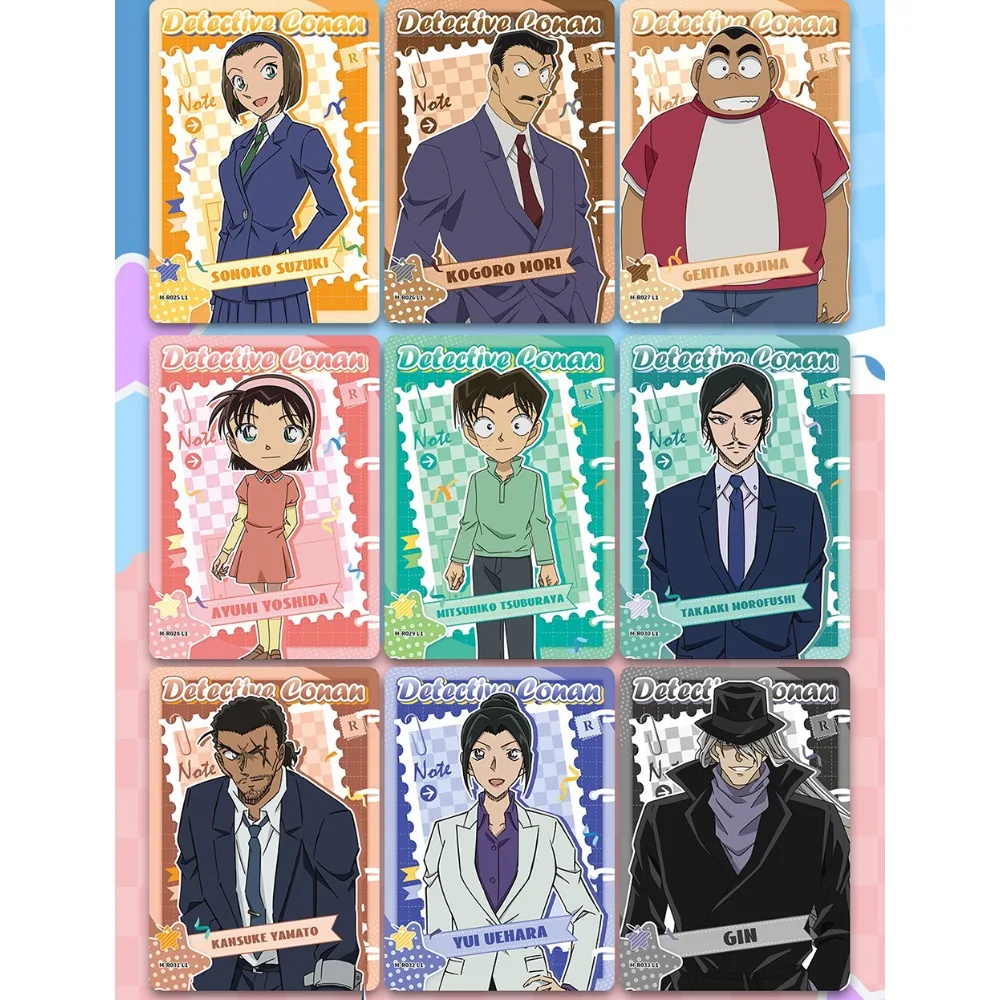 KAYOU – cartes de Collection de détective Conan authentiques, personnages d'anime Kudou Shinichi, cartes de scène classiques, cadeaux créatifs uniques