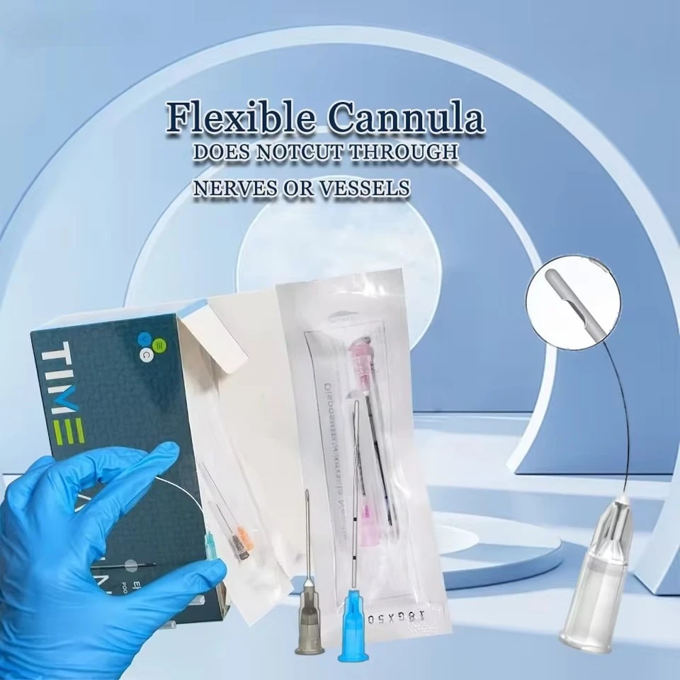 

Micro 22G 23G 25G 27G 38mm/50mm/70mm Blunt Tip Micro Cannula for Derma Filler Korean Disposable Sterile Superfine Blunt Needle