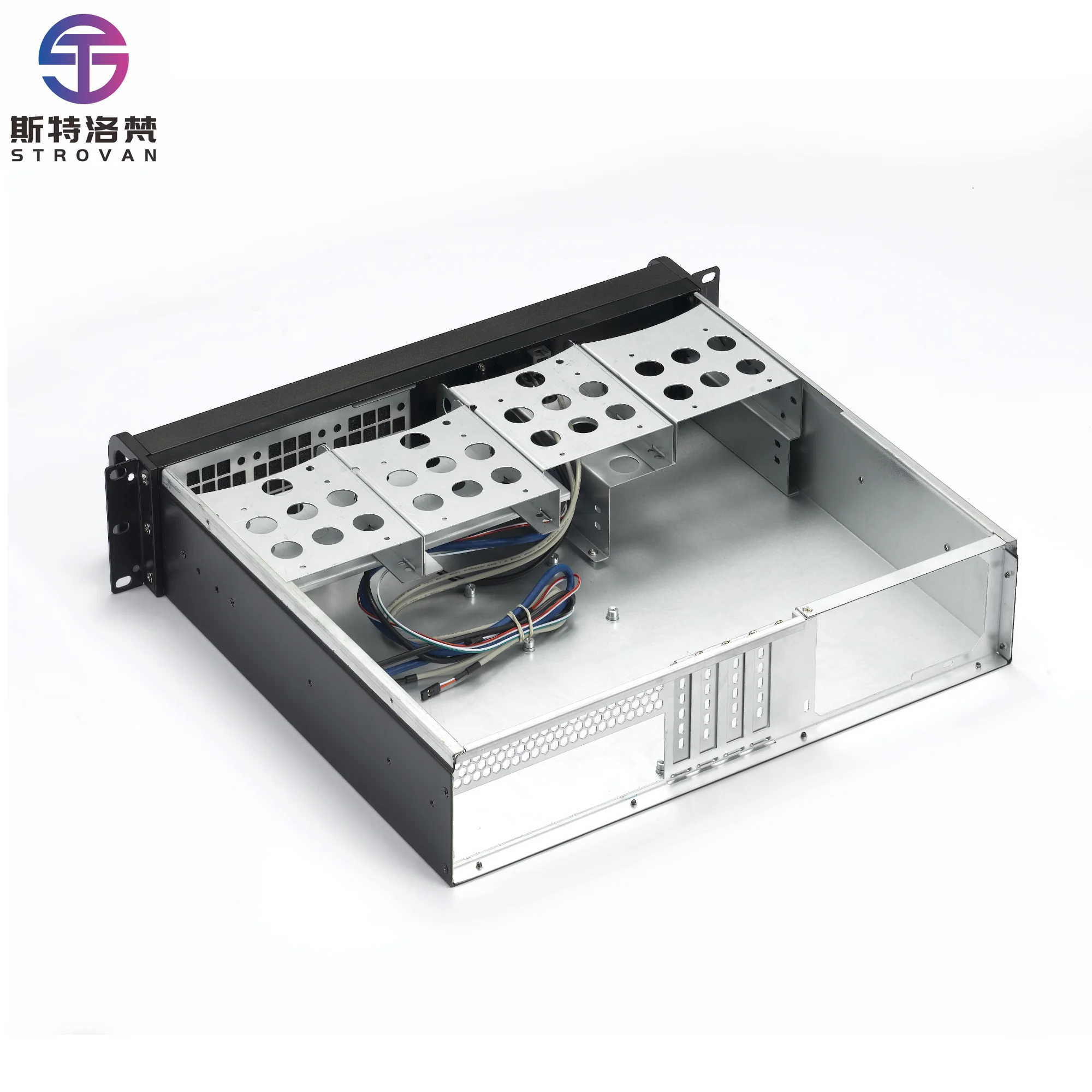 Extrusion Resistance Shake Resistance 19 Inch Industrial 2U Server case