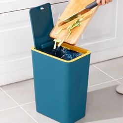 Odor-blocking Trash Can - Hide Garbage Bag ple And Classic Wide Application Rectangular Trash