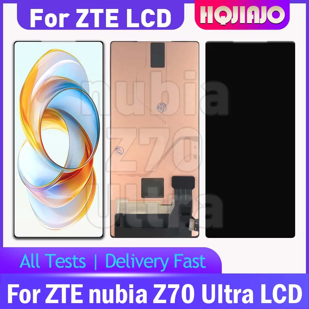 6.85'' AMOLED LCD Display Touch Screen Digitizer Assembly For ZTE Nubia Z70 Ultra NX733J NX736J Replacement z70 ultra repair
