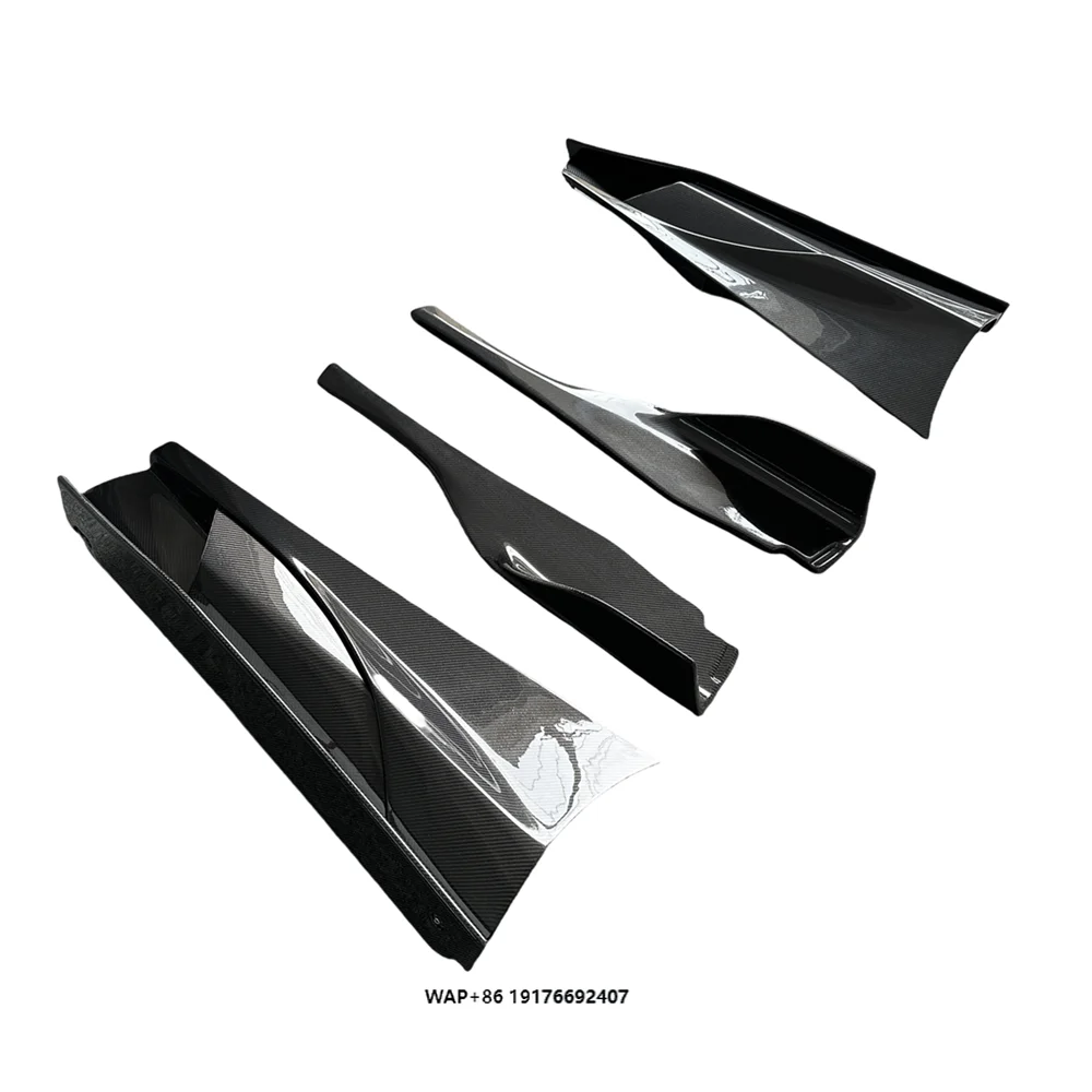 

Carbon Fiber Side Skirts 720S 765LT Style Carbon Fiber Side Skirts Rock Panel for McLaren 720S 2017-19