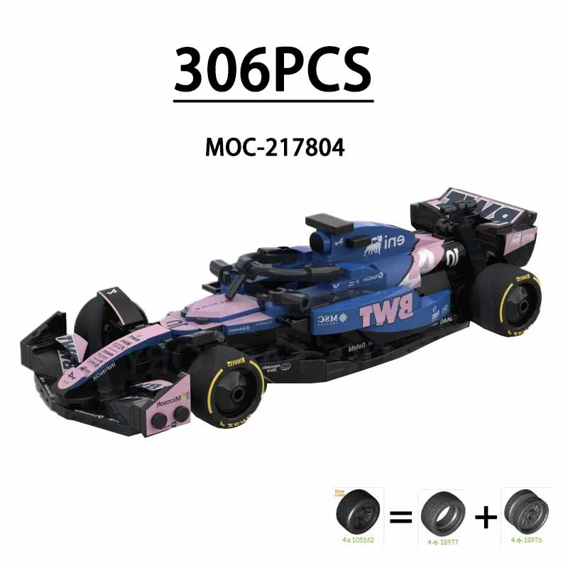 moc-217804-f1-レーシングビルディングブロック-8-グリッドカーミニステッチモデル-306-個子供の誕生日プレゼントクリスマスおもちゃギフト