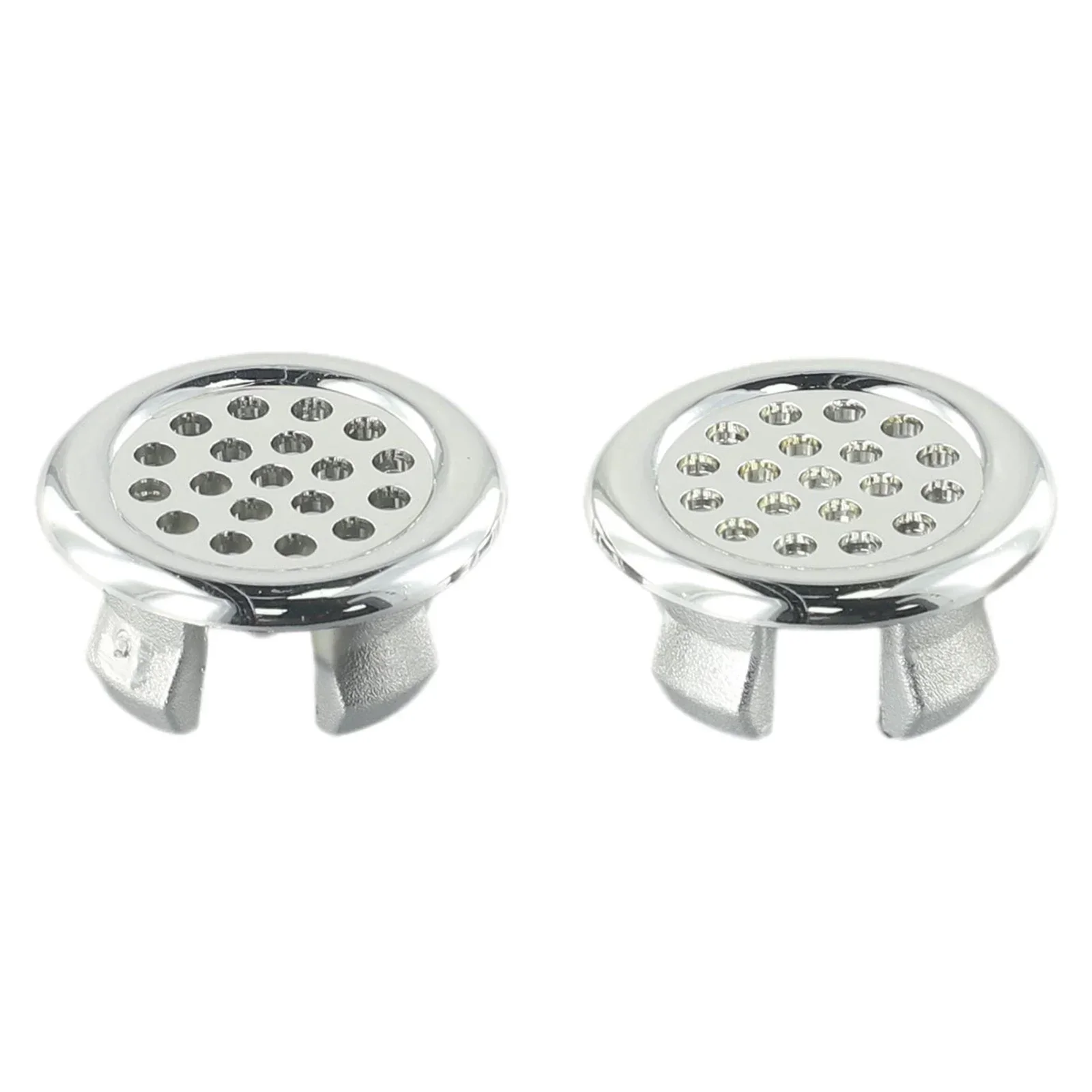 Sink Round Ring Overflow Spare Cover Tidy Chrome Trim Bathroom Ceramic Basin For Basin/Sink Chromed Replacement Accessories