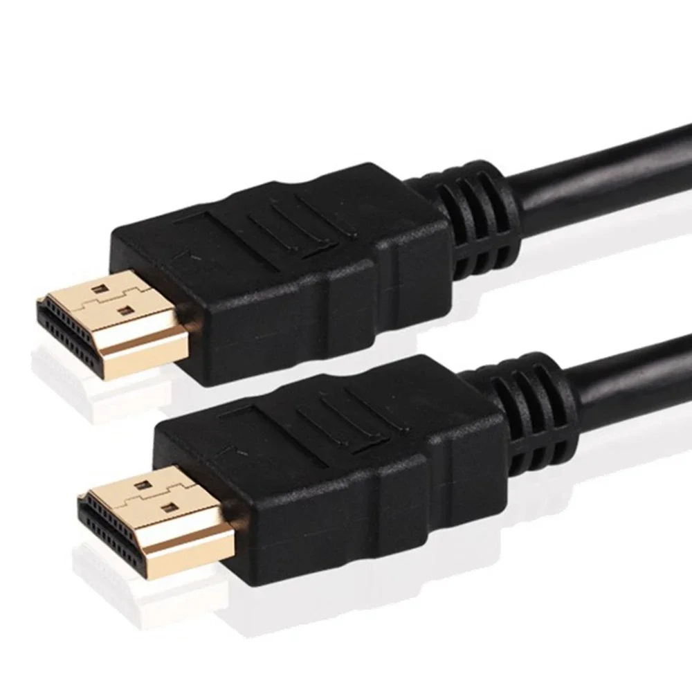 Kabel konektor berlapis emas 0.5 kecepatan tinggi, kompatibel dengan kabel hdtv 2.0 m 10m 4k 60hz untuk uhd fhd 3d xbox ps3 ps4 t