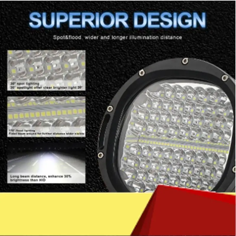 

4X4 4WD Spot LED Roof Work Light For Ford Jeep Hummer Defender Volvo Lorry 7Inch IP68 Offroad SUV Pickup Truck-M53K