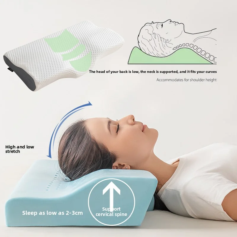 

Slow Rebound Space Memory Foam Pillow Household Cervical Spine Protection To Help Sleep Sleep Pillow Core Soft Single
