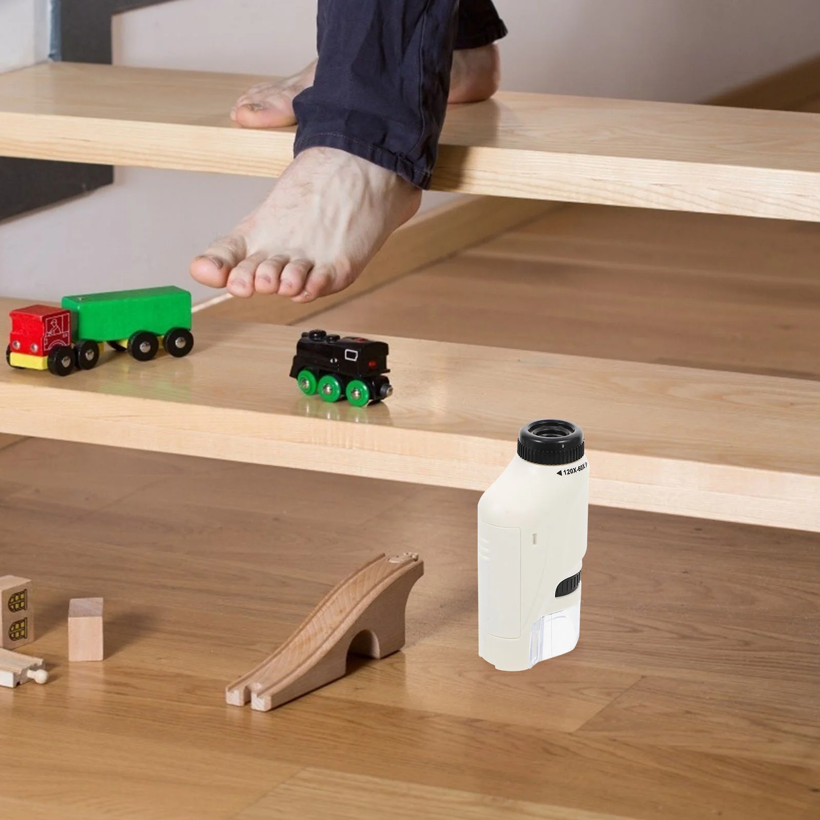 Portable Microscope for Kids Science Exploration Educational Tool Biological Magnifier Student Experiment Learning Fun