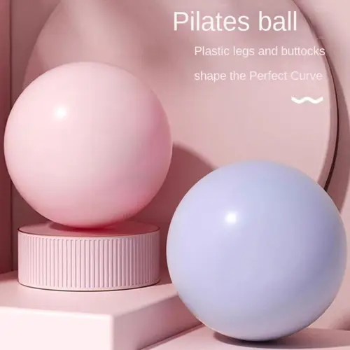 Pelota de Yoga de PVC, Mini pelota de Pilates antisalpicaduras para ejercicio, pelota de Pilates gruesa antideslizante para entrenamiento en interiores