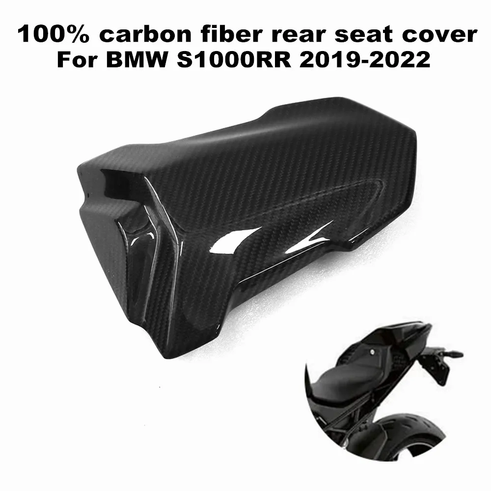 

Suitable for BMW S1000RR S1000 RR 2019 2020 2021 Motorcycle 100% 3K Carbon Fiber Rear Passenger Rear Seat Cover