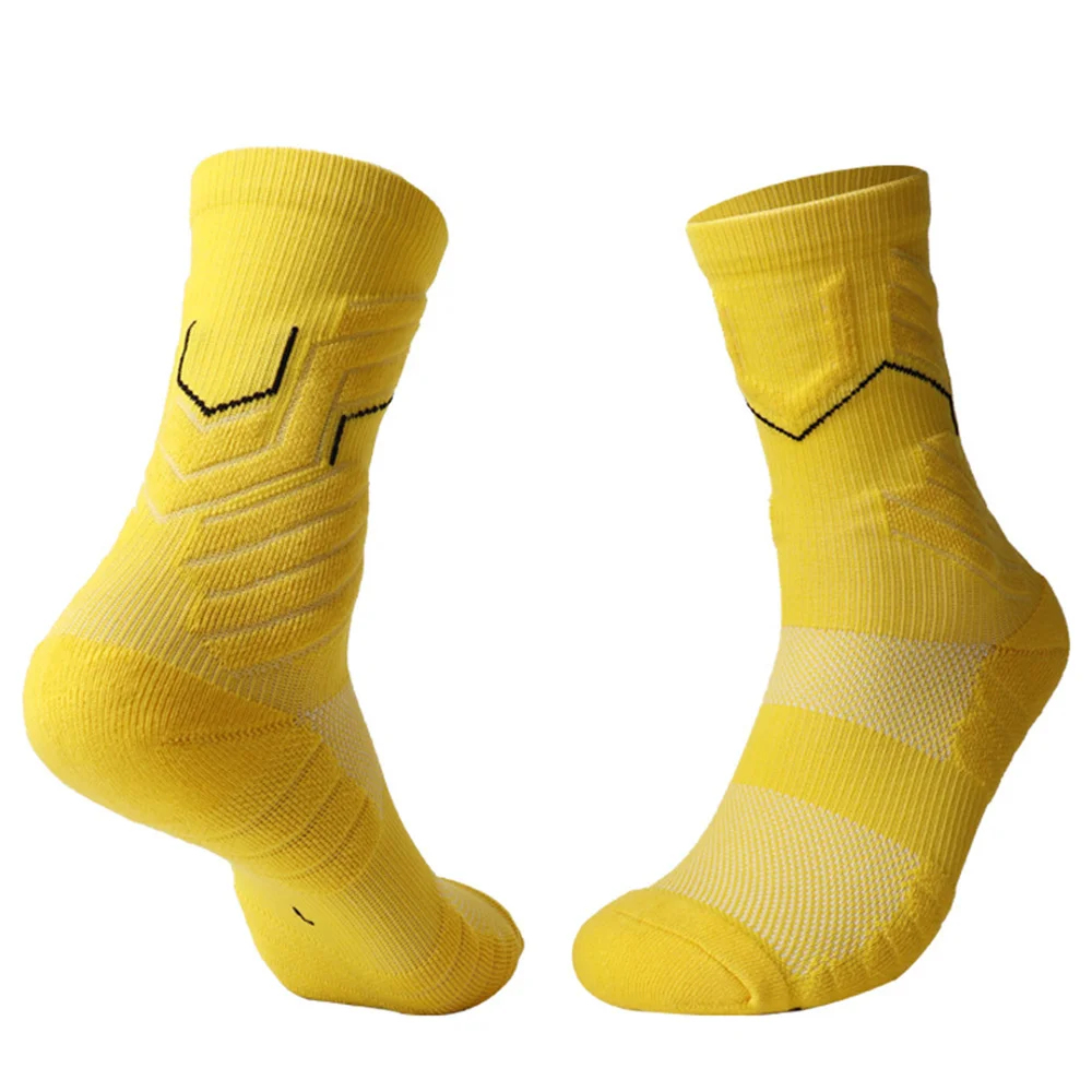 

Men's Cushion Crew Socks Moisture Control Multi-Sport Athletic Compression Socks Anti-odor for Basketball Running Football נייק