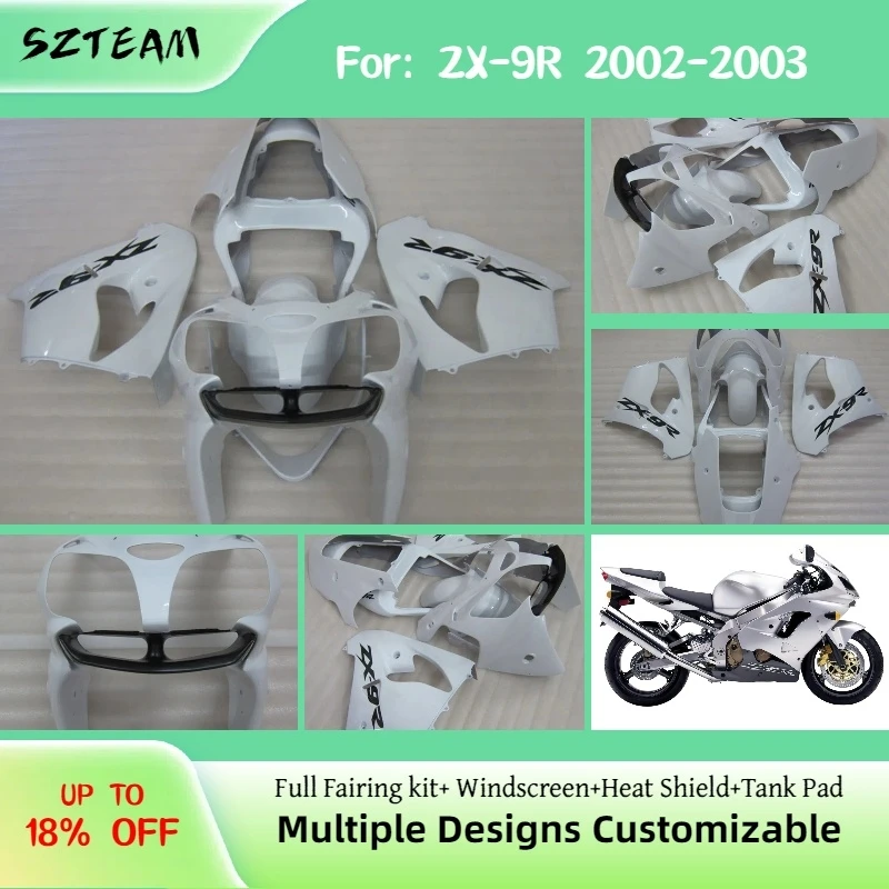 

Fairing Body Kit ZX9R 2002 2003 ABS Plastic Motorcycle Fairings for Kawasaki Ninja ZX-9R 02 03 Pro
