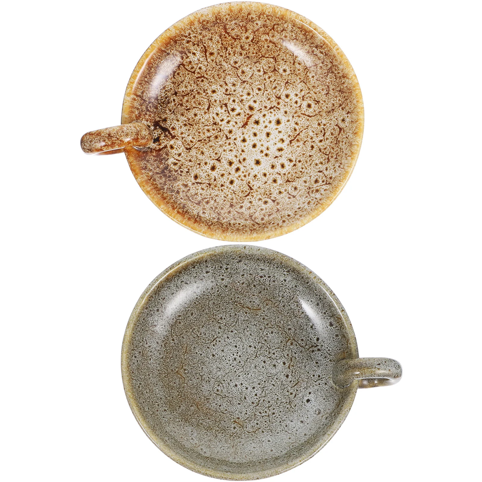 2 قطعة صينية سيراميك تصميم بسيط هيكل رائع أنيق طاولة طعام ديكور حامل رائحة الوقوف