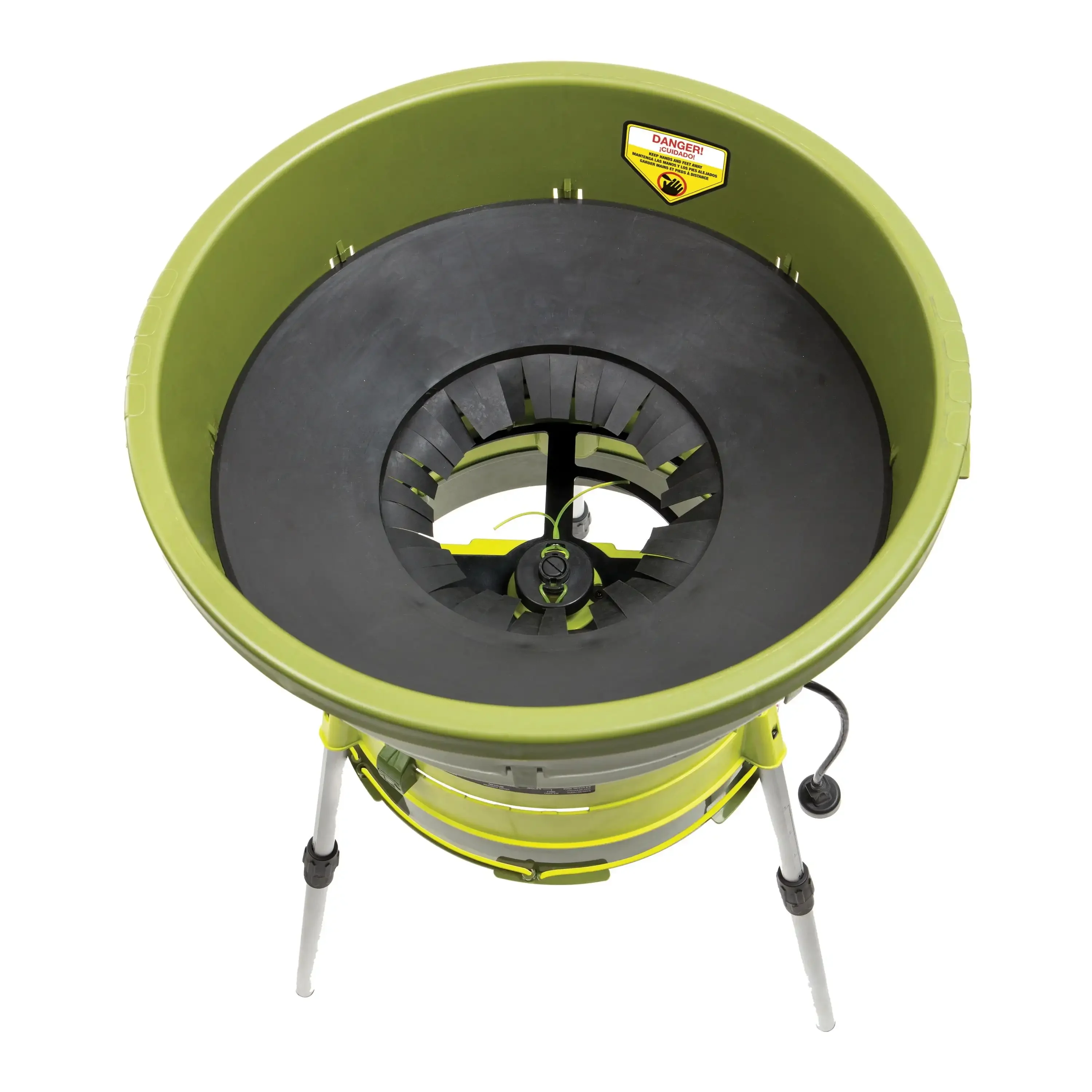 Electric Leaf Mulcher & Shredder 16:1 Reduction 13-Amp Adjustable control dial for handling wet or dry yard waste