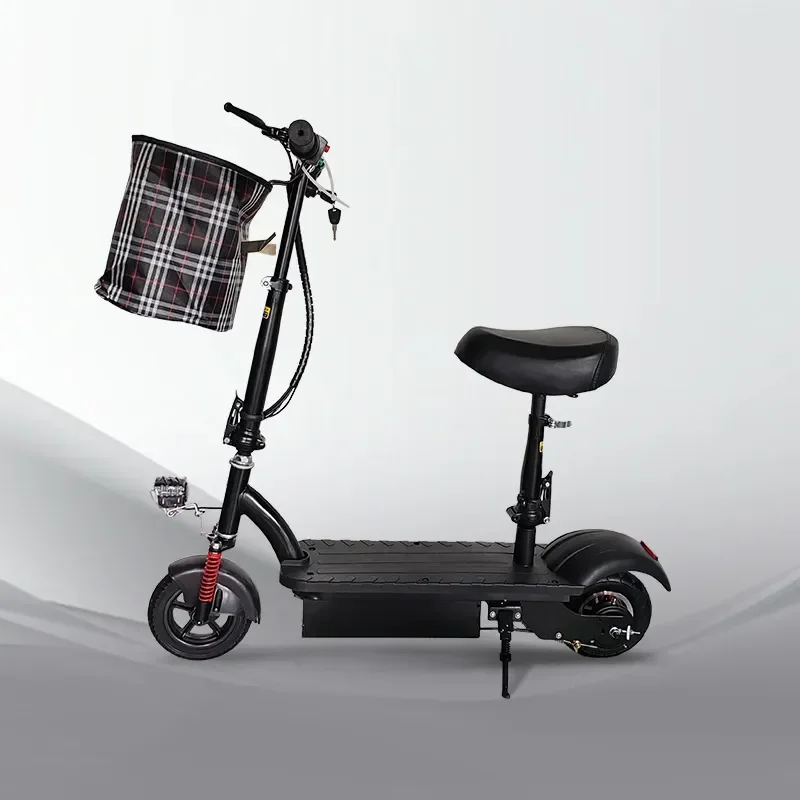 YAO Little Flying Eagle Folding Electric Scooter Mini Two Wheeled Battery Powered Vehicle for Students Compact Portable E Scoote