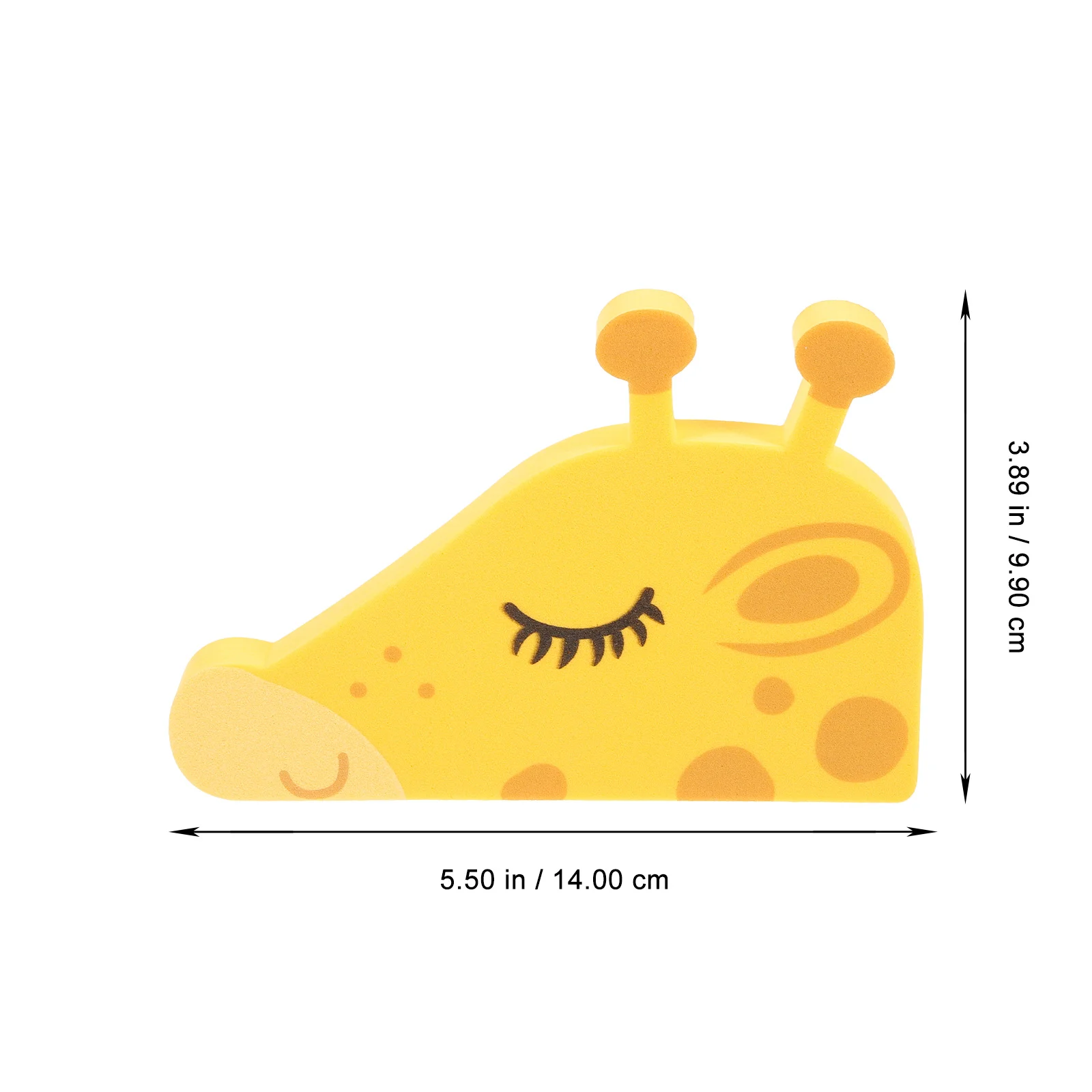 1Set Kids Height Sticker Cartoon Giraffe Growth Chart Wall Decal Removable Decorative Height Measuring Sticker for Bedroom