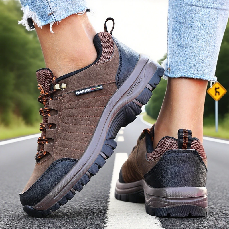 Spring and Autumn Mountaineering Shoes Fashion Women's Hiking Shoe 2025 Comfortable Non-Slip Cushioning Walking Women's Sneakers