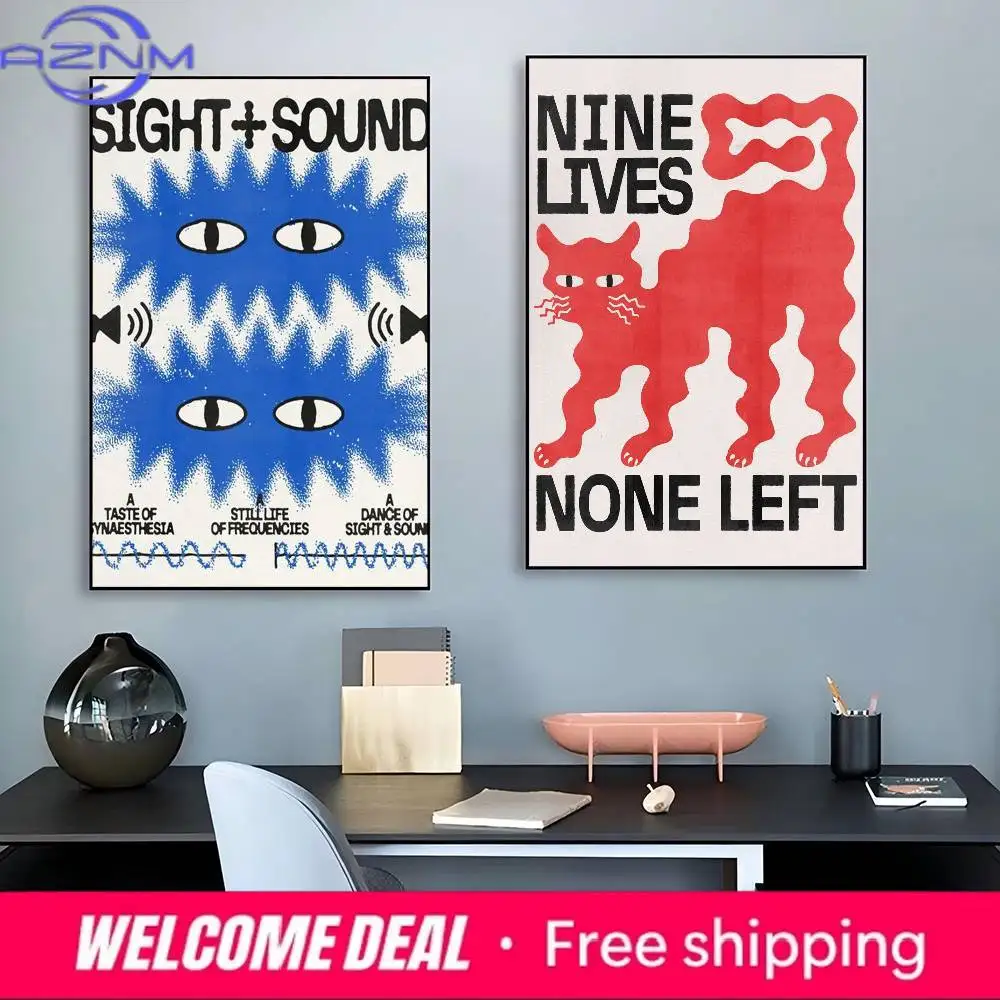 

Современные минималистичные художественные принты с типографским оформлением AZNM для декора стен дома, стильное украшение для гостиной и спальни