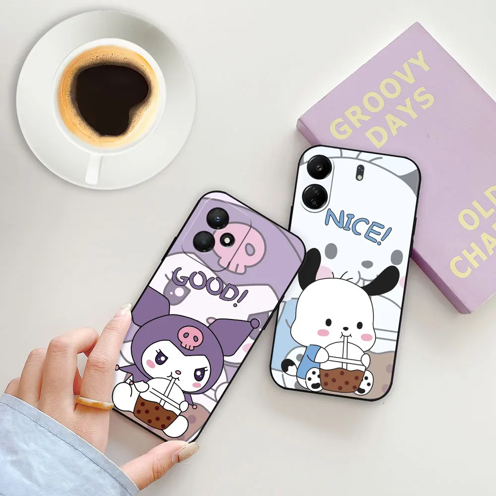 Anime Kuromi Pochacco My Melody Phone Case For Infinix NOTE 7 8 8I 10 11 11S 12 30 40 TECNO POVA NEO 2 4 5 6 Pro Case Funda