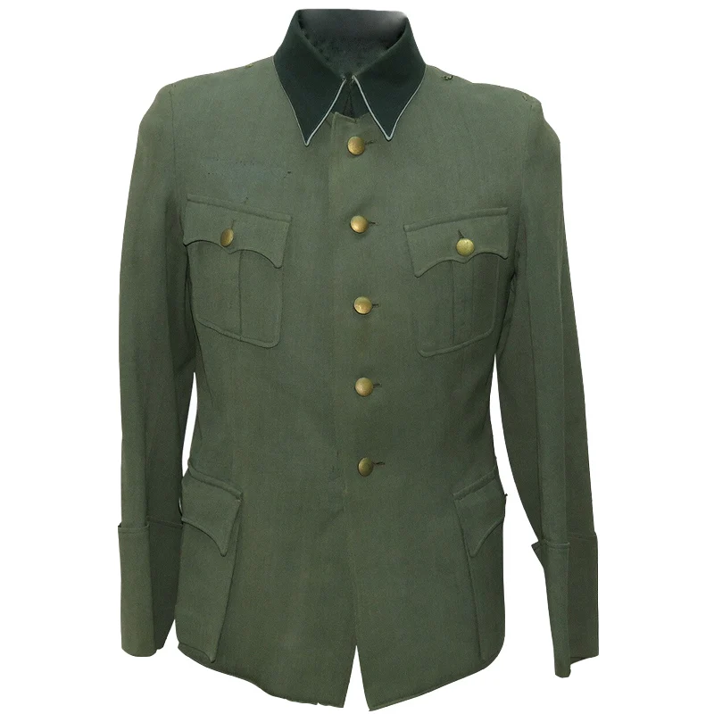 

Yu Song made the army green spring and autumn jacket 7004 during World War I