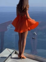 Sexy Party Off Shoulder Dresses 2025 Women's Elegant Sleeveless Hollow Out Beach Dress Backless High Street Lady Summer Vestidos - Image 4