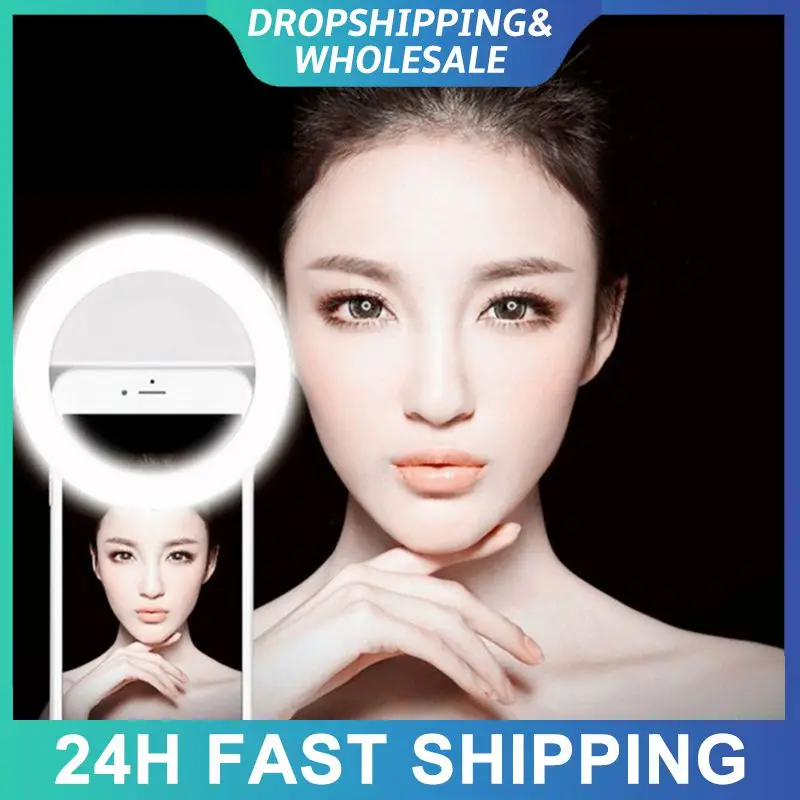 Mobile Phone Lens Durable Easy To Use Wide Compatibility High-quality Lighting Portable Design Led Selfie Ring Light For